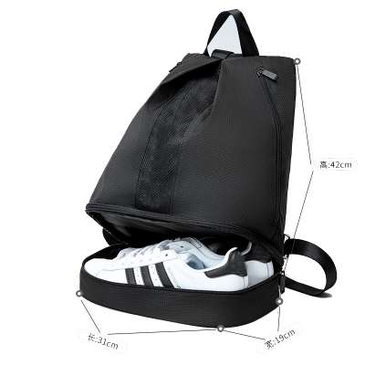 Customized LOGO Dry And Wet Separation Bags Men & Women Sport Gym Backpack With Shoe Compartment