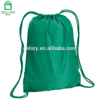 Durable cheap wholesale polyester fabric personalized drawstring bag